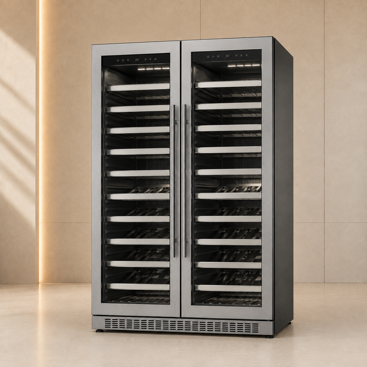 Dual-Zone Wine Cabinet